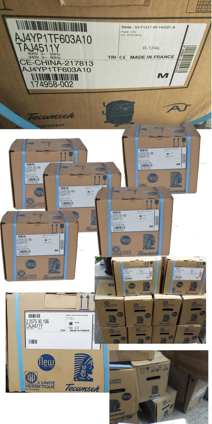 Snakt de Compressor 1.5hp 220v van de Caj2464zr404a Koude Opslag hoogst Stabiele Levensduur