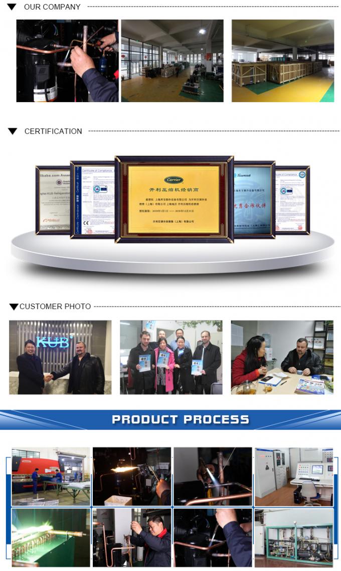 6GE-34Y 30HP compressor lage temperatuur condensatie-eenheid 30hp cascade condensatie-eenheid waterkoeler condensatie-eenheid 8