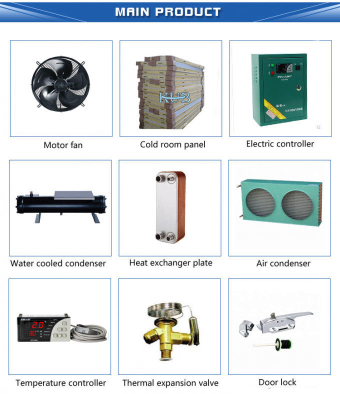 YM132E1G-100 Invotech Air Cooled Compressor Chiller Koeling en verwarming 8HP Scroll Compressor 7