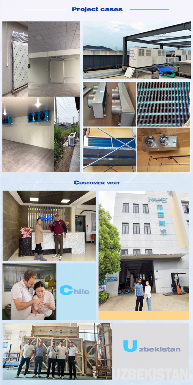 DD-7.0/40 DD40 koelkamercondensatie-eenheid 5HP verdamper spoelverwarmer ontdooiing verdamper ventilator koelkamer verdamper prijs 13