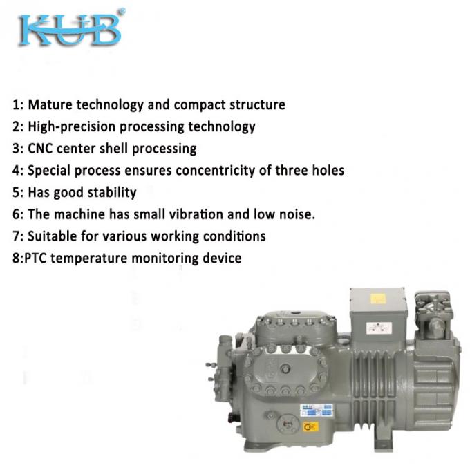2 tot 50 pk Made in China Ondersteuning van gepersonaliseerde goedkope koelcompressor, semi-hermetische zuigercompressor, koelcompressor, koelsysteem, industriële koelcompressor 2