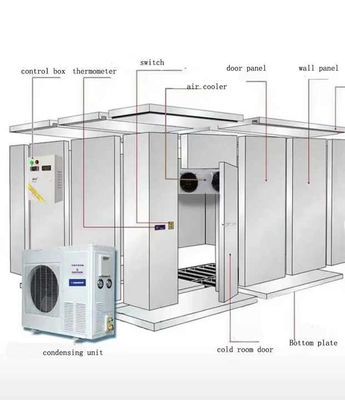 Meat storage cold storage 55 cubic meters temperature -20 degrees cold storage price