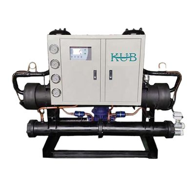 Kub OEM Industrial Water Chiller with 3HP to 50HP Semi Hermetic Compressor and 380V 50Hz Power Supply with 1 Year Warranty