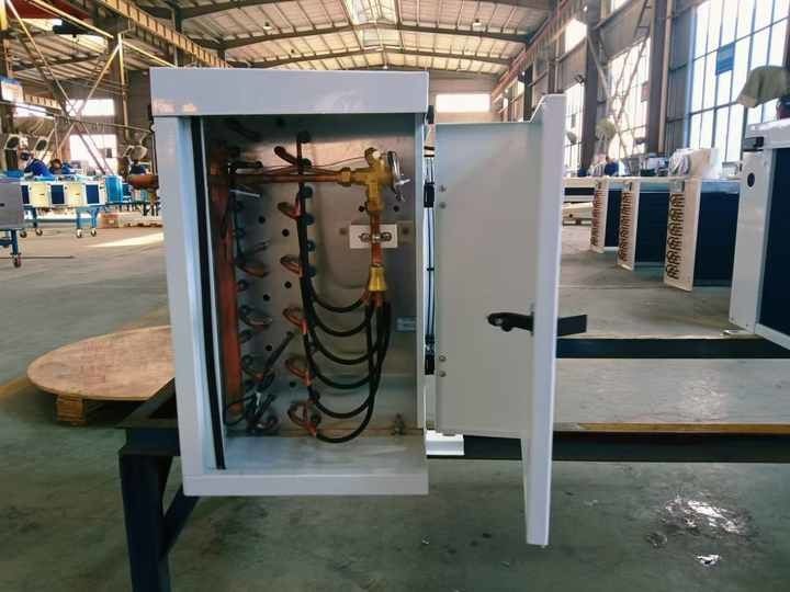 DD12 Hydrofiele aluminium vinnen luchtkoeler verdamper spoel met scharnieren Verdamper met expansie klep verdamper voor koelkamer