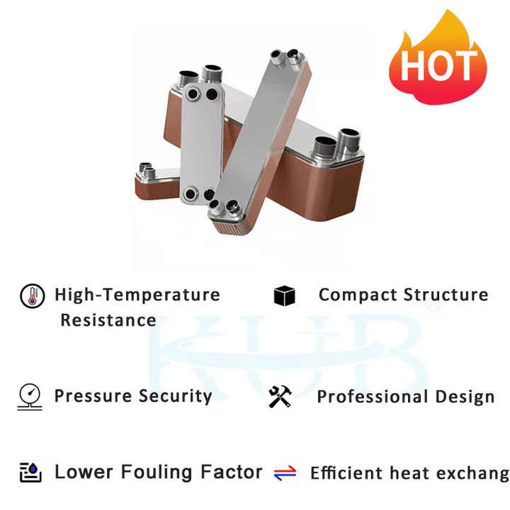 B3-50-48D Goedkope prijs 10HP Warmtewisselaar verdamper Koper / roestvrij staal 304/316 Gebreid plaat warmtewisselaar fabrikant
