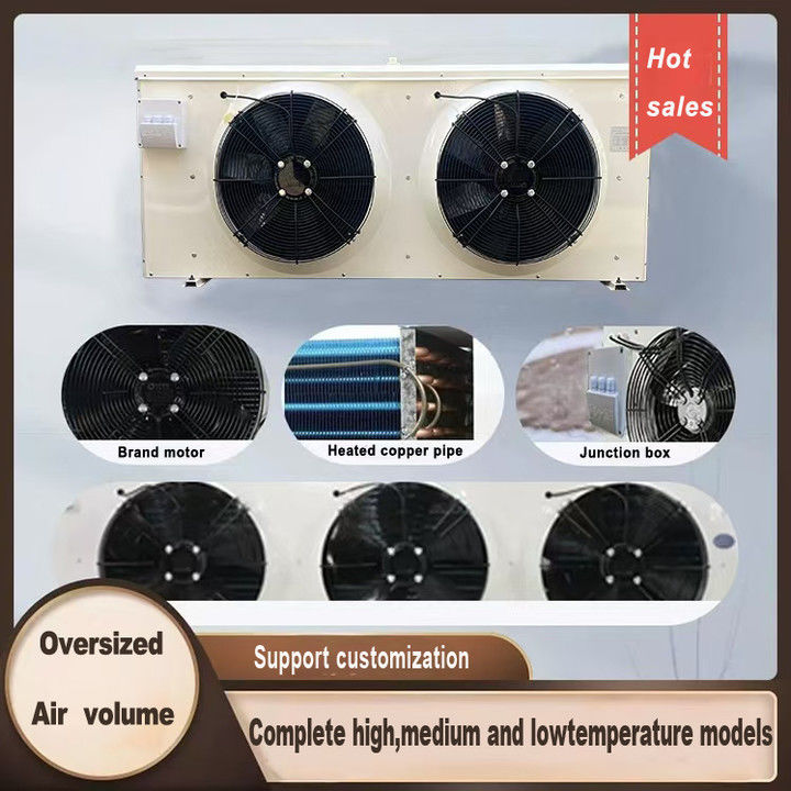 DL-serie DL22-eenheidkoeler CE-certificering aangepaste luchtkoeler 3HP koelopslag verdamper plafondverdamper, geschikt voor koeling in magazijnen, koelopslagkamers, groentenkoelopslag
