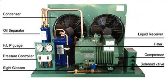 KUB FH60 4TES-9L 4TES-9 CE Certificaat Koeling Koelunit Zuigercompressor Koelunits Koelcel