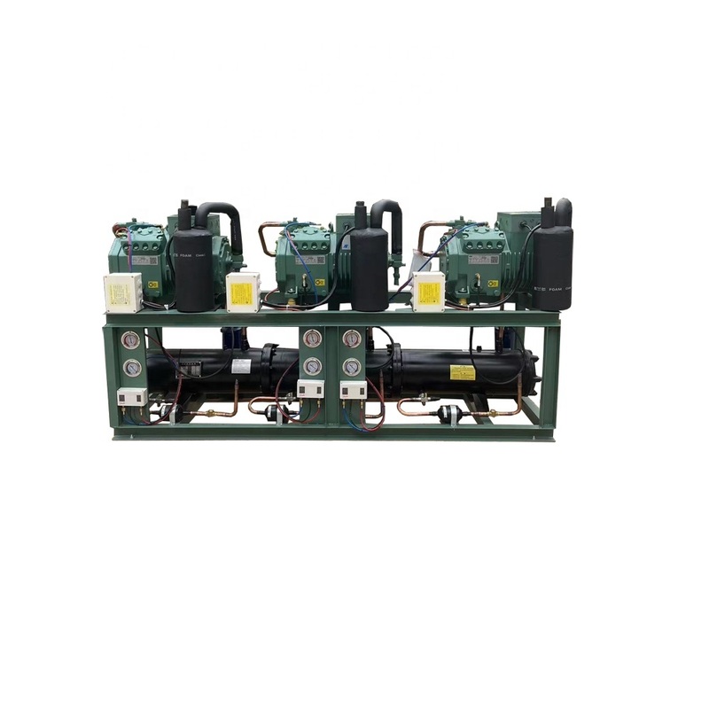 10PK*3 Paardenkracht Watergekoelde Condensatie-eenheid met 380V 3-Fase 50Hz en 1 Jaar Garantie