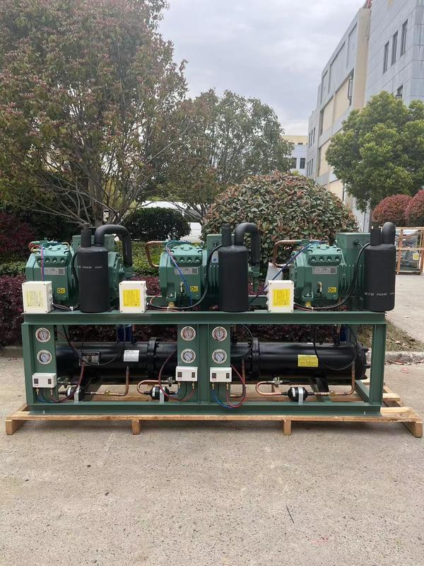 10PK*3 Paardenkracht Watergekoelde Condensatie-eenheid met 380V 3-Fase 50Hz en 1 Jaar Garantie