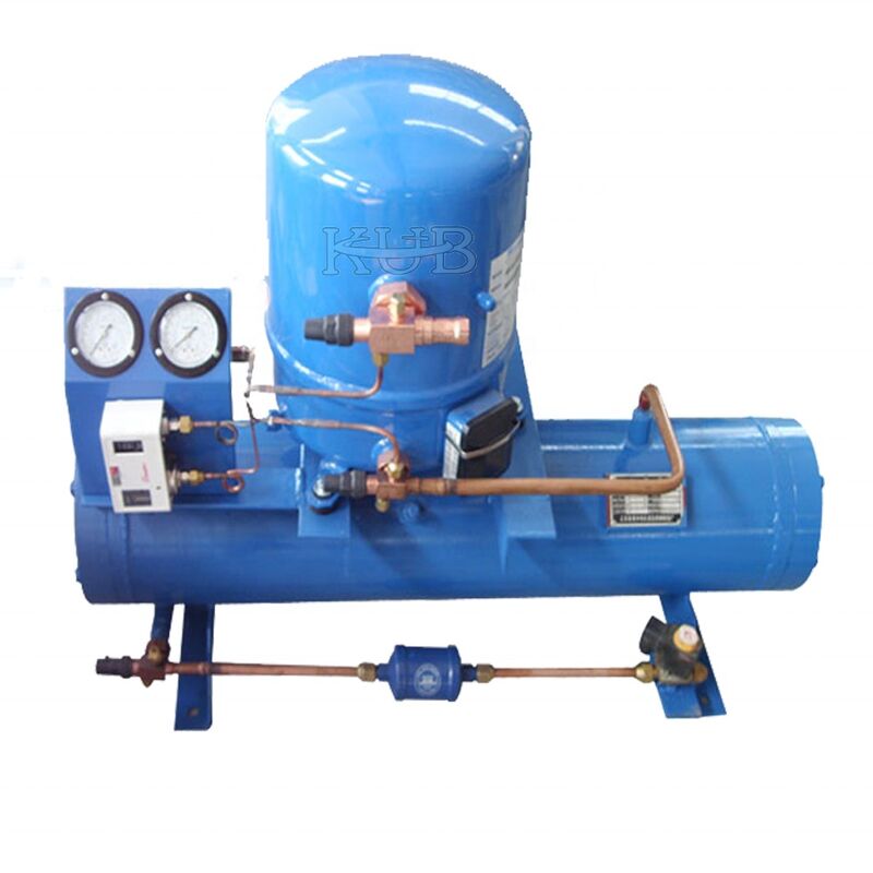MT64/WN05M Zuigercompressor MT64 5pk Compressor Watergekoelde Condenserende Unit Koelopslag Koelunit Eenvoudig te bedienen