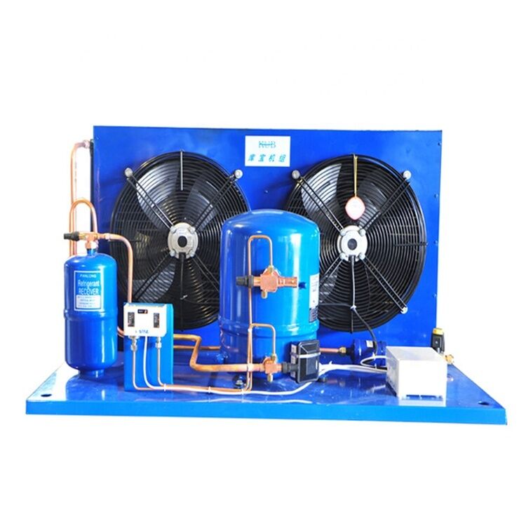MT64/WN05M Zuigercompressor MT64 5pk Compressor Watergekoelde Condenserende Unit Koelopslag Koelunit Eenvoudig te bedienen