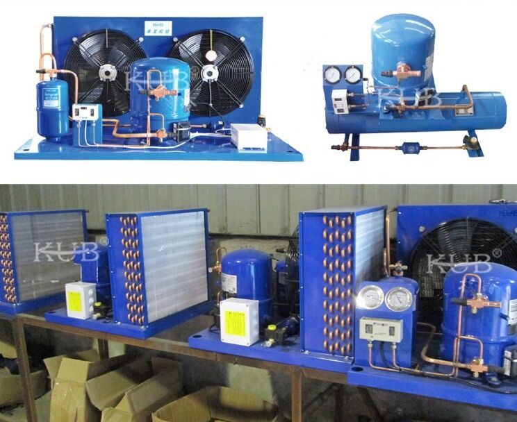 MT64/WN05M Zuigercompressor MT64 5pk Compressor Watergekoelde Condenserende Unit Koelopslag Koelunit Eenvoudig te bedienen